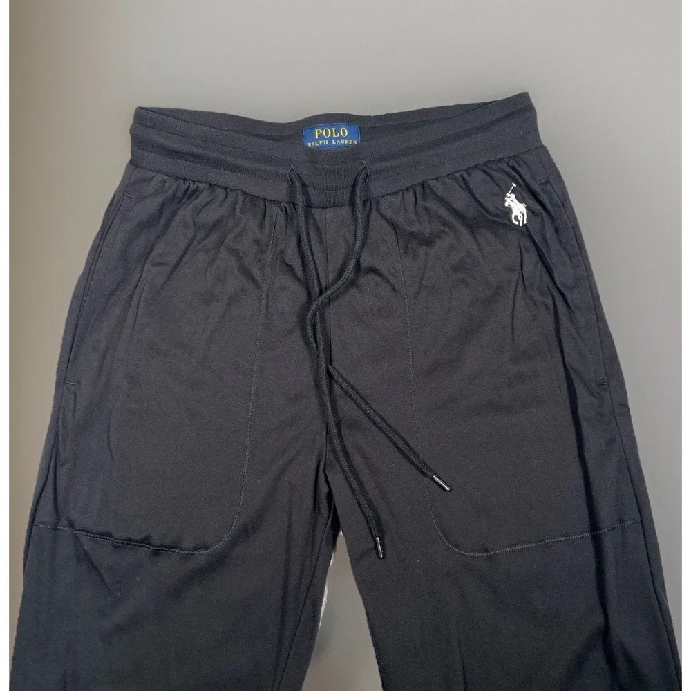Polo Ralph Lauren Sleepwear Lounge Pants Men S Black 100% Mercerized Cotton‎